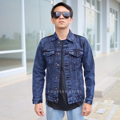 Jual Jaket Jeans Denim Casual Pria 