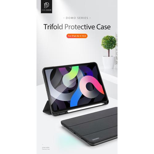 Gambar Case iPad Air 4 2020 10.9 - DOMO Ori Premium Smartcase W/ Pen Holder - Hitam dari Gojali Jakarta Utara Tokopedia