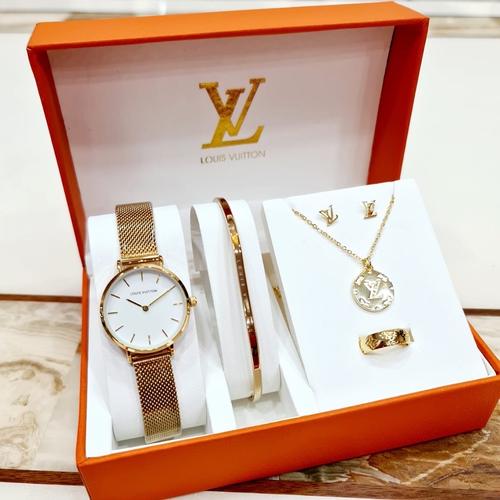 Jual Jam Tangan Wanita Lv Premium Limited Edition Paket 1 Set Lyt 57 Gold Putih Jakarta Utara Lookyourtime Id Tokopedia