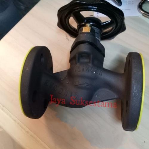 Jual Klinger Globe Valve PN 16 3/4 Inch DN 20 Jakarta Barat Jaya