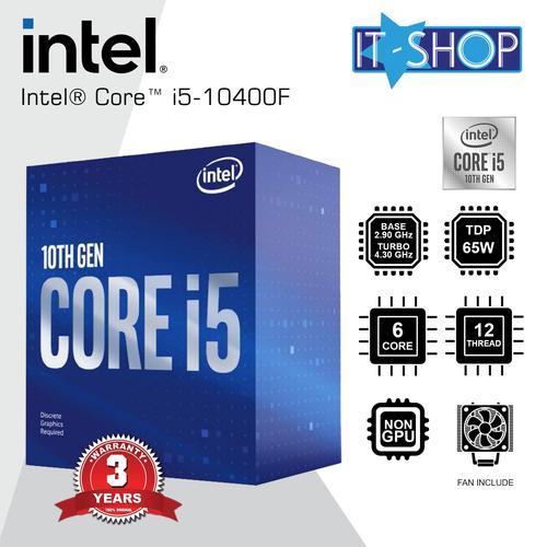 Foto Produk Processor Intel Core i5 10400F - LGA 1200 Box dari IT-SHOP-ONLINE