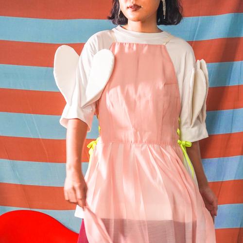 Promo UGLYISM HEART TEES WHITE - L 