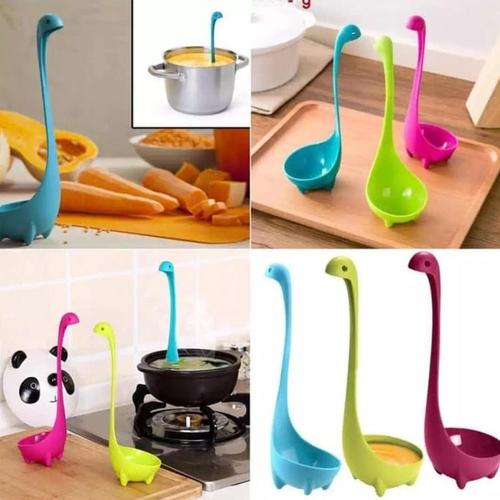 Foto Produk Sendok Kuah Sup Centong Berdiri Sayur Unik Model Dinosaurus Soup Spoon dari PakGrosir
