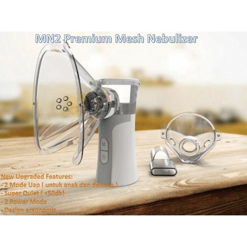Foto Produk NB06 Portable Mesh Nebulizer Alat Uap Asma Inhaler Inhalasi Pernafasan dari bobo baby shop