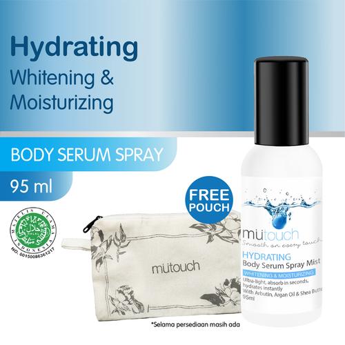 Foto Produk MuTouch Whitening Body Serum Spray Hydrating 95ml (Body Lotion) dari Era Official Store