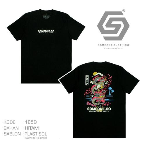 Gambar Kaos Someone Ryujin 185D Glow In The Dark - S dari Someone Clothing Kota Bandung Tokopedia