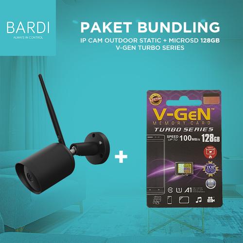 Foto Produk BARDI Smart outdoor STC IP Camera CCTV + Micro SD 128GB V GEN class10 dari Bardi Official Store
