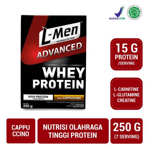 Foto Produk L-Men Hi Protein Whey Advanced Cappuccino 250gr dari NutriMart