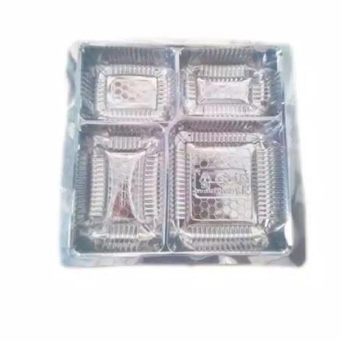 Foto Produk sekat mika 4 sekat isi 50 pcs /alas kotak nasi/alas mika/sekat kotak dari amanahcomp