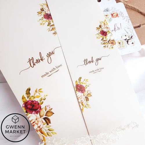 Foto Produk Paper Belt paperbelt thank you thankyou label brand label box dekorasi - 30x6cm dari gwennmarket