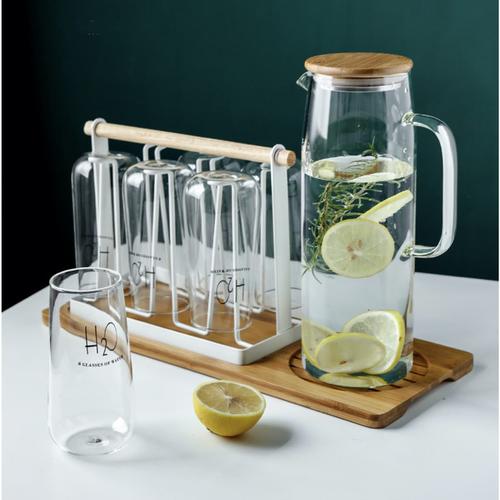 Foto Produk Rak Gelas Gantung / Rak Cangkir Tempat Gelas 6 slot / Cup holder - Hitam dari Home Diaries