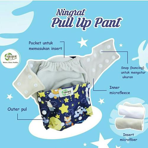 Jual Popok Clodi Ningrat Pull Up Pant 