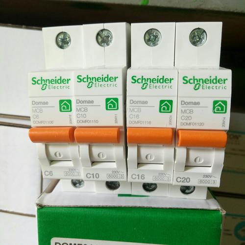 Foto Produk MCB Domae 6KA Schneider 6A/10a/16a/20a - 20A dari Giat Prima Elektric