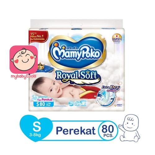 Foto Produk MAMYPOKO ROYAL SOFT NB84 S80 NB 84 S 80 TAPE PEREKAT - S80 dari MyBabyTools