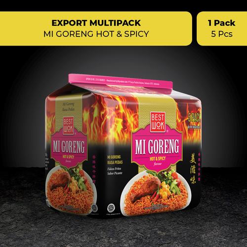 Foto Produk Best Wok Mi Goreng Hot & Spicy 5 pcs (Export Multipack) dari BURUNG DARA OFFICIAL