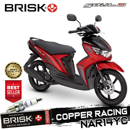 Foto Produk Busi BRISK Cooper RACING tipe NAR14YC Yamaha Soul Gt dari GMA Product Series
