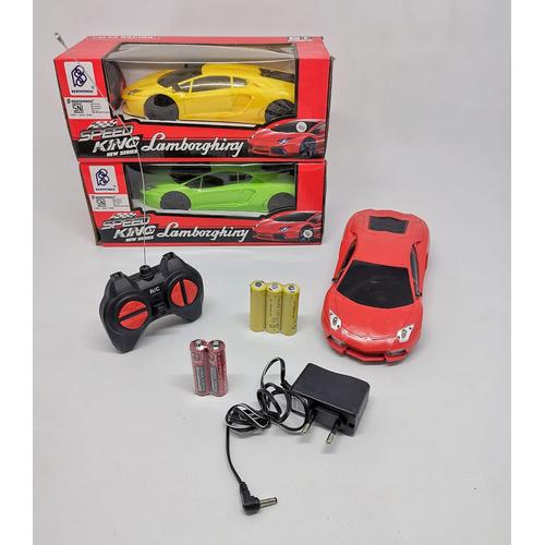 Foto Produk RC Mobil Lamborghini 1/24 | Mainan Anak Mobil Remote Control Charger - Merah dari EAZYTOYS