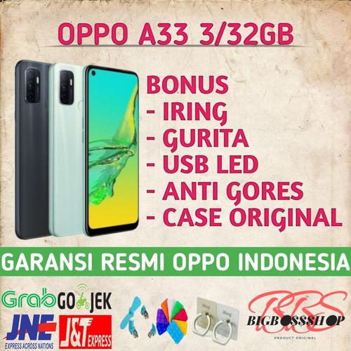Foto Produk OPPO A33 3/32GB NEW GARANSI RESMI - Hitam dari Bigbossshop