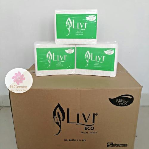 Foto Produk Tissue Livi Eco Facial Refill 600s/ Tissue Grosir Termurah!!! dari HiCleaning