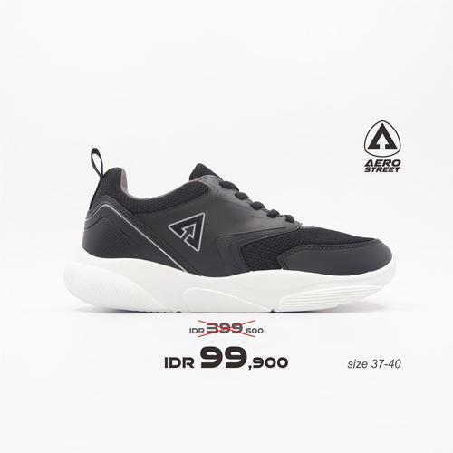 Foto Produk Aerostreet 37-40 Cherry Hitam Abu - Sepatu Sneakers Sport Wanita - 38 dari Aerostreet