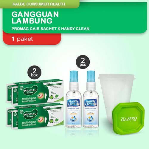 Foto Produk Paket Promag Cair (Suspensi) X Handy Clean Hand Sanitizer dari Kalbe Consumer Health