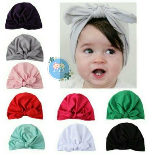 Foto Produk Turban Kelinci | Ciput Kelinci | Turban Anak| Bisa Bayar COD - Biru, 0-3 tahun dari alus Collection
