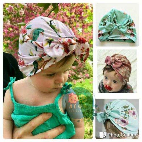 Foto Produk Turban Pita Kelinci FULL MOTIF - Random, 0-3 tahun dari alus Collection