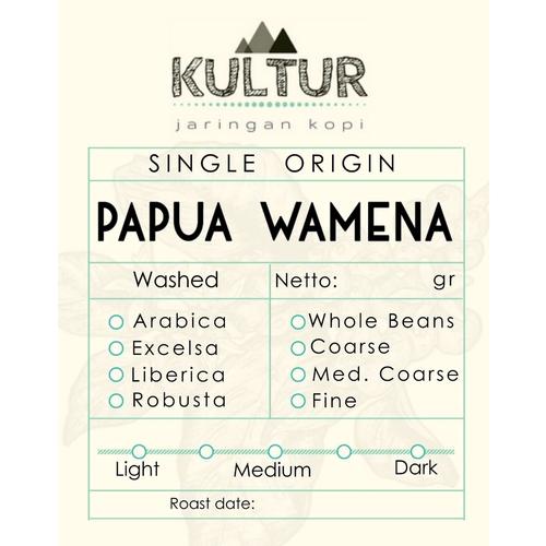 Foto Produk Kopi/Coffee ARABIKA PAPUA WAMENA 250gr - COARSE, MED-DARK ROAST dari Mustard Seed