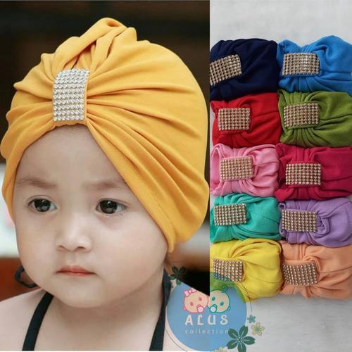 Gambar Ciput Mutiara | Turban Mutiara | - Biru dari alus Collection undefined Tokopedia