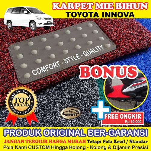 Foto Produk Karpet Mobil Mie Bihun INNOVA OLD Non Bagasi - Bahan 1 Warna dari KARPET MOBIL SPORTY