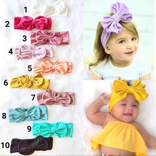 Foto Produk Bandana Pita Bayi Bandana Pita Anak Bandana Pita Bandana Pita Lucu Ela - Putih, 0-3 tahun dari alus Collection