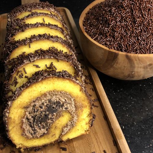 Foto Produk Bolu Gulung Medan C&F Double Topping - MOKACOKLAT dari Kangen Rasa Oleh Oleh
