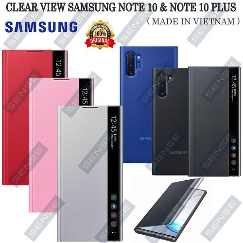 Foto Produk CASE FLIP COVER CLEAR VIEW SAMSUNG NOTE 10 PRO / PLUS ORIGINAL SAMSUNG - SILVER, NOTE 10 dari Sense mall