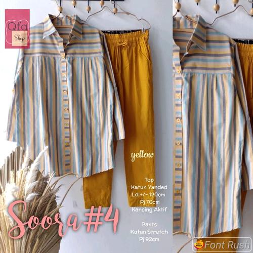 Foto Produk New Soora Set Setelan Celana Wanita Jumbo Baju Kerja Big Size Modis dari Ilyassa Shop