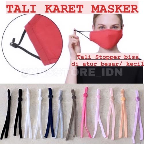 Foto Produk STOPPER TALI/ TALI KARET MASKER/ TALI KARET ELASTIS/ TALI MASKER dari nesstore.idn