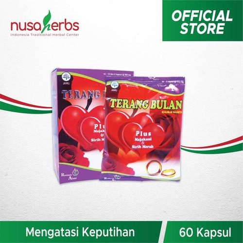 Foto Produk Herbal Keputihan TERANG BULAN Plus Majakani & Sirih Merah dari Nusaherbs