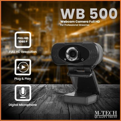 Foto Produk Webcam M-TECH WB500 ORIGINAL Web Camera 1080P Full HD dari Finel Computer Bintaro