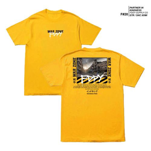 Foto Produk KAOS MUSTARD - FRUDDY DUDDY - FDDY - WAR ZONE - M dari Fruddy Duddy
