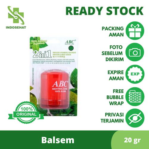 Foto Produk ABC Menthol Cone Besar 20 gram Warna Merah dari Toko Obat IndoSehat