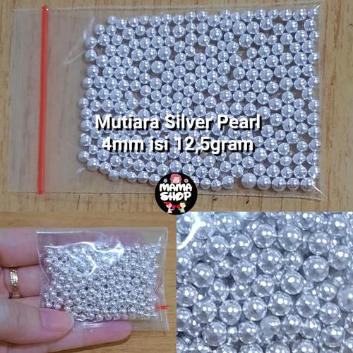 Foto Produk Sprinkle Mutiara Silver Warna Warni Spikel Trimit Gula Hiasan Kue dari mama shop