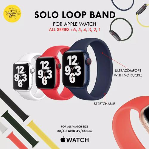 Jual Apple Watch Silicone Strap Single 