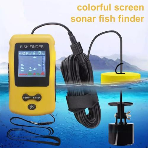 Gambar sonar sensor pencari ikan/portable 100m fish finder/gps lacak ikan dari Just'In OL shop Kota Bandung Tokopedia
