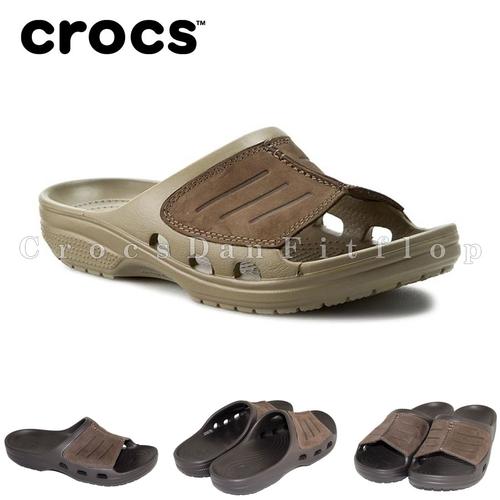 Foto Produk Crocs Yukon Messa Slide Sandal Pria Include Box - Hitam, 40 dari Crocs Dan Fitflop