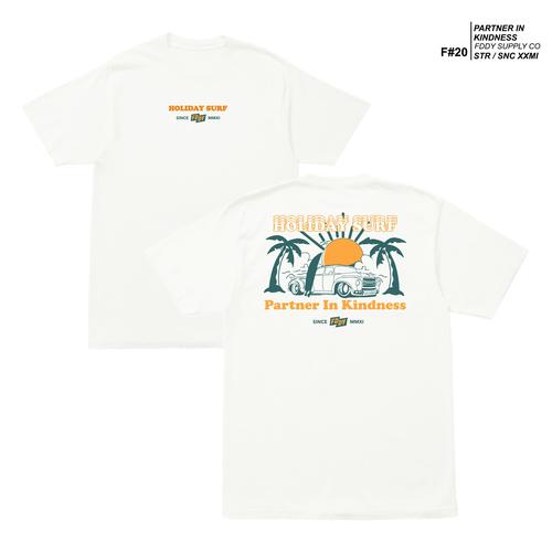 Foto Produk KAOS PUTIH - ABU - FRUDDY DUDDY - FDDY - PANTAI - M dari Fruddy Duddy