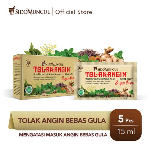 Foto Produk Tolak Angin Bebas Gula Cair Dus 5's Herbal - Masuk Angin dari Sido Muncul Store