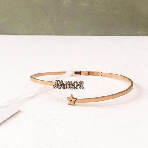 Jual NEW Dior Jadior Logo Choker Gold 