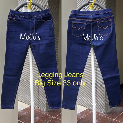 Jual Legging Jeans Panjang Big Size 33 