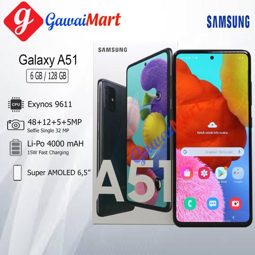 Foto Produk SAMSUNG GALAXY A51 6/128GB GARANSI RESMI - Hitam dari Gawai Mart