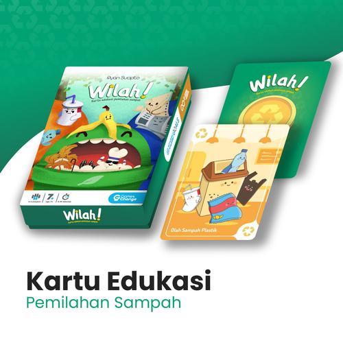 Gambar Wilah - Kartu Edukasi Pemilahan Sampah dari game4changeID Kab. Sleman Tokopedia