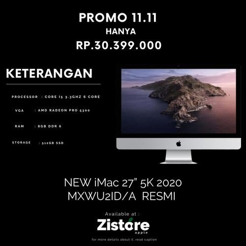 Gambar PROMO!!! Ready iMac 27-inch MXWU2ID/A 2020 Garansi Remi iBox 1 Tahun dari zistore apple Kota Bandung Tokopedia